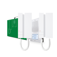 Comelit KAE5062 Tweevoudige audio Kit 5-draads, Mini Extra, voeding: 3 DIN