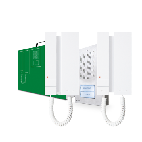 Comelit Comelit KAE5062 Tweevoudige audio Kit 5-draads, Mini Extra, voeding: 3 DIN