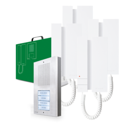 Comelit KAE5064 4-voudige audio Kit 5-draads, Mini, voeding: 3 DIN