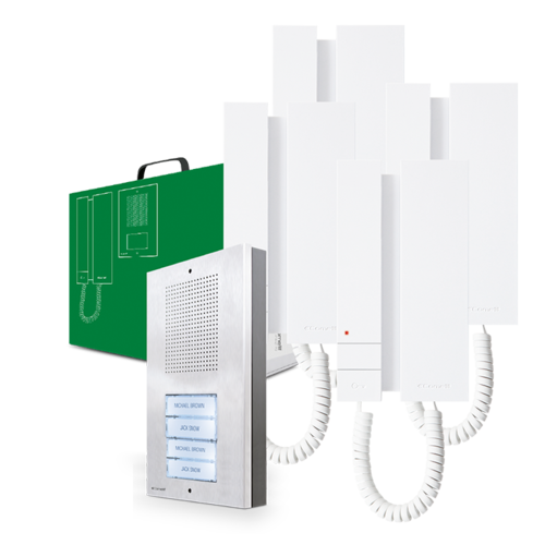 Comelit KAE5064 4-voudige audio Kit 5-draads, Mini, voeding: 3 DIN
