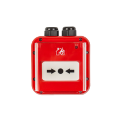 Comelit 41PAE020 Adressierbarer Außen-Handfeuermelder ISO rot / IP67 mit Isolator