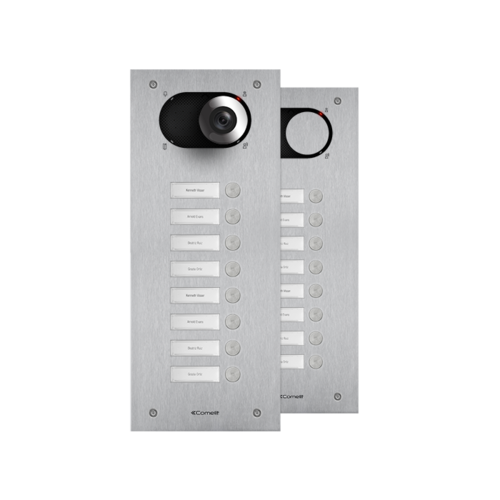 Comelit Comelit IX0108 Switch RVS deurbelpaneel met 8 drukknoppen