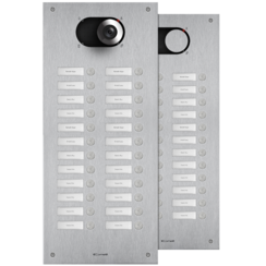 Comelit IX0224 Switch RVS deurbelpaneel met 24 drukknoppen, 2 rijen