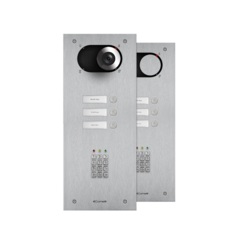 Comelit IX0103KP Schalter Edelstahl-Klingelplatte mit 3 Tastern und Code-Panel