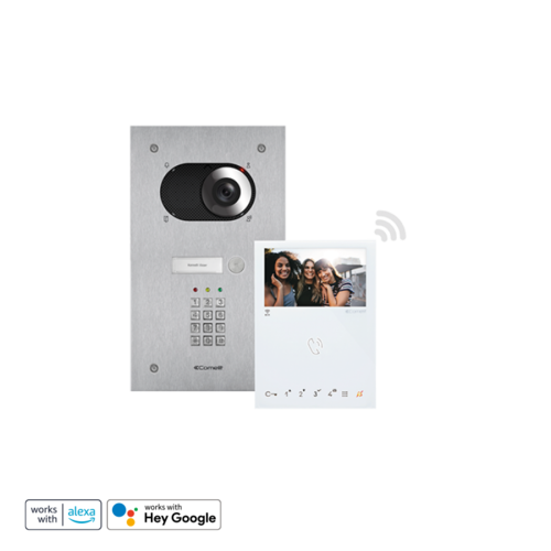 Comelit Comelit KVS2011KP Single SWITCH MINI HF + Simplebus Codeschloss-Kit mit WiFi