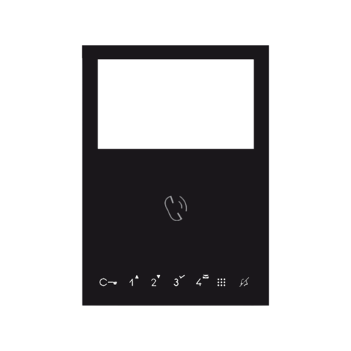 Comelit Comelit 6734B Kit voor extra drukknoppen MINI handsfree zwart