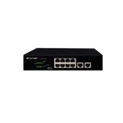 Comelit IPSWP10N01A Netzwerk-Switch-Netz 8 POE- und 2 Uplink-Ports