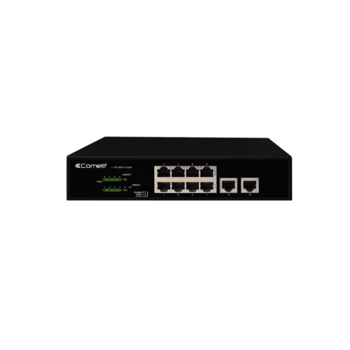 Comelit Comelit IPSWP10N01A Netzwerk-Switch-Netz 8 POE- und 2 Uplink-Ports