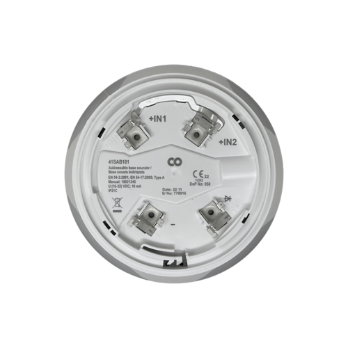 Comelit Comelit 41SAB101 Meldersockel mit langsamem Whoop EN54/3