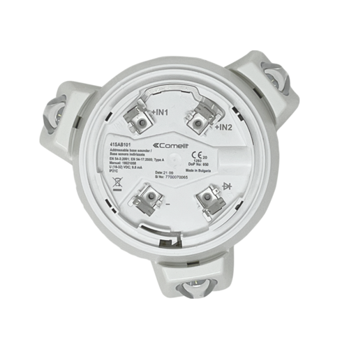 Comelit Comelit K41VAD100L Sockel mit Blitzlicht EN54-23 + Sirene EN54-3