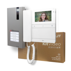 Comelit LS9461M Enkelvoudige QUADRA LOGOS kit Simplebus systeem