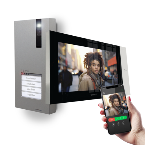 Comelit Comelit KVQ8570 Quadra 7TOP HF VIP-Kit mit Wi-Fi-Gateway-Funktion