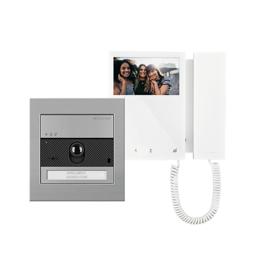 Comelit KVU8190 ULTRA inbouw, MINI SB2 kit Simplebus