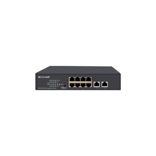 Comelit Comelit IPSWP08N100A Switch mit 8 POE-Ports + 2 Uplinks 10/100