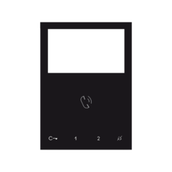 Comelit 6731B Front schwarz MINI Handsfree