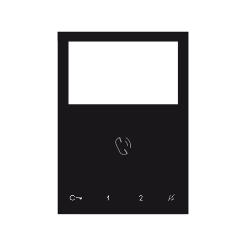 Comelit Comelit 6731B Front zwart MINI Handsfree