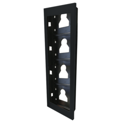 Comelit UT9164B ULTRA Einbaurahmen 4 Module, schwarz