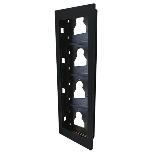 Comelit Comelit UT9164B ULTRA Einbaurahmen 4 Module, schwarz
