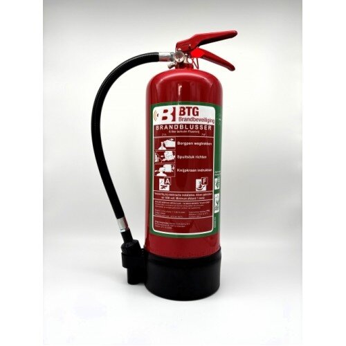 BTG Brandbeveiliging BTG Brandbeveiliging FF6 schuimblusser fluor (PFAS) vrij 6 ltr.