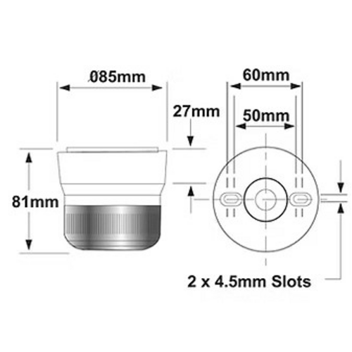 Aritech Aritech AB304N Universeel LED flitslicht - Rood