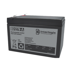 Aritech BS127N-A 12 Volt accu 7,2Ah voor alarm systemen