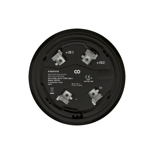 Comelit Comelit 41SAB101B Geadresseerde audiosokkel - EN54-3 - Zwart