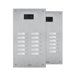 Comelit IX0212U SteelSwitch RVS deurbelpaneel met 12 drukknoppen - 2 rijen