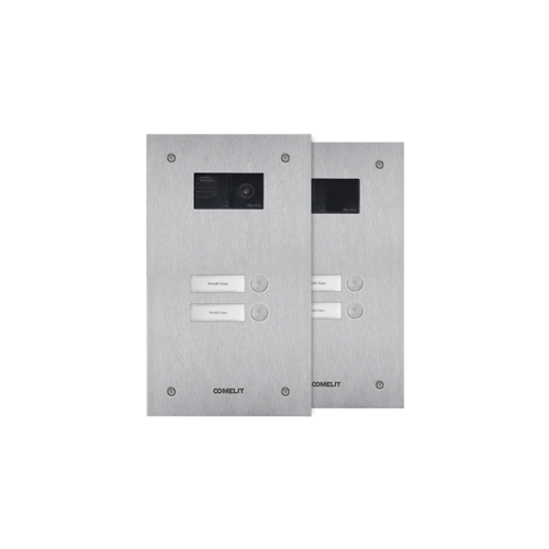 Comelit Comelit IX0102U SteelSwitch Türklingelpanel aus Edelstahl mit 2 Klingeltastern