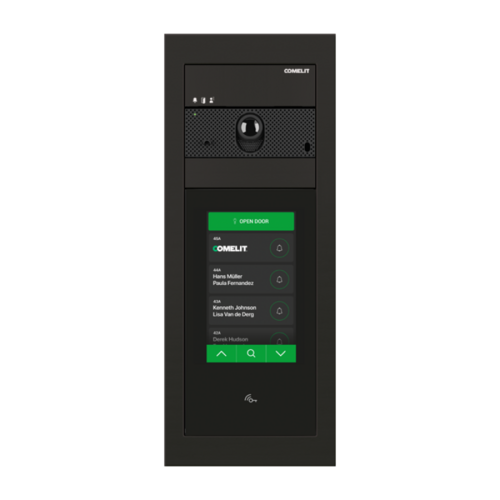 Comelit Comelit UT8090B ULTRA compleet inbouw Touchpaneel VIP Zwart