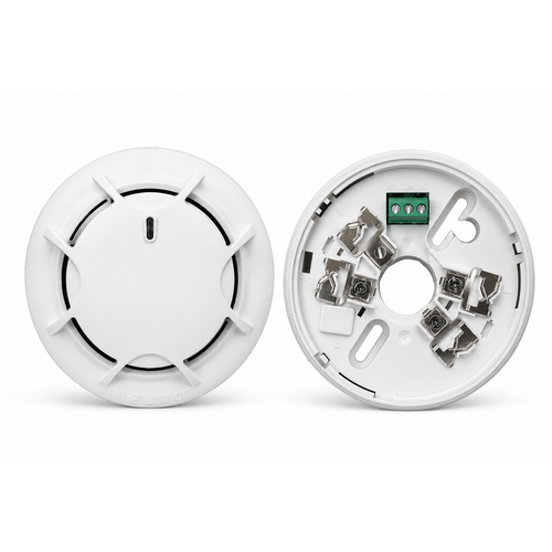 Aritech Aritech NC-DPO-W + NC-DBR-W Conventionele rookmelder set met relaisvoet - Wit