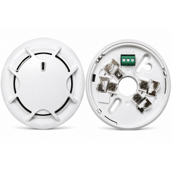 Aritech NC-DPM-W + NC-DBR-W Conventionele optische rook- en  hittemelder set met relaisvoet - Wit