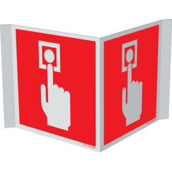 ATV Safety PICTBMP400X200 Brandmelder panoramisch PVC pictogram 400x200mm