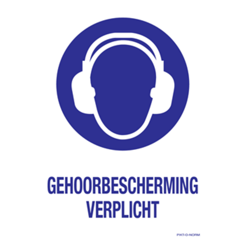 ATV ATV Safety PICTOORBES gehoorbescherming verplicht pictogram 140x200