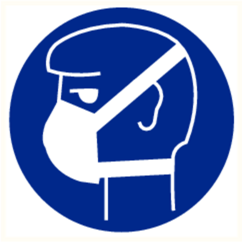 ATV ATV Safety STICKMASKER Sticker stofmasker verplicht vinyl 200mm