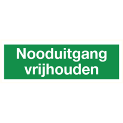 ATV-Sicherheitsaufkleber „Notausgang“ (250 x 90 mm)