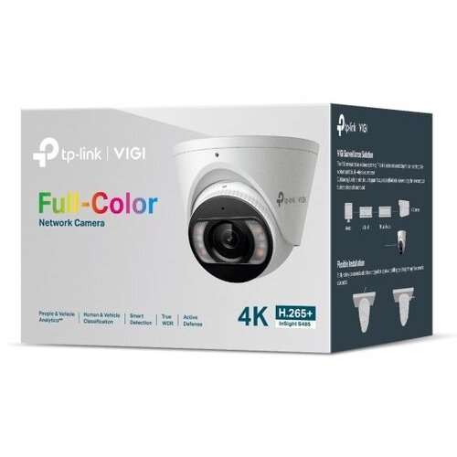 TP-link ViGi TP-Link ViGi InSight S485 8MP Full-Color Turret Network Camera