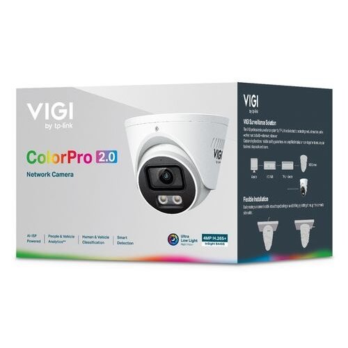 TP-link ViGi TP-Link Vigi INSIGHT S445S 4MP ColorPro 2.0 Turret Network Camera