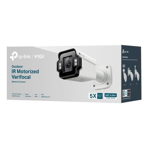TP-link ViGi TP-Link ViGi INSIGHT S345ZI 4MP Outdoor IR Motorized Varifocal Bullet Network Camera