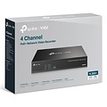 TP-link ViGi TP-Link ViGi NVR1004H-4P-2TB 4 Channel PoE+ 53W Network Video Recorder 2TB HDD included