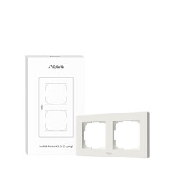 Aqara AX050EUW01 Switch Frame H2 EU 2-gang - White