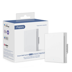 Aqara AK071EUW01 Intelligenter Wandschalter H1 (ohne Neutralleiter, Einzelwippe)
