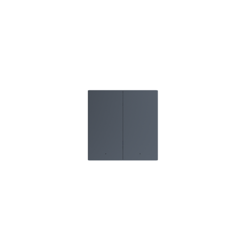 Aqara Aqara AK074RUG01 Intelligenter Wandschalter H1 (mit Neutralleiter, Doppelwippe) – Grau