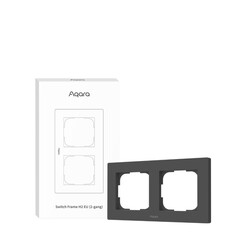 Aqara AX050EUG01 Schalterrahmen H2 EU 2-fach - Grau