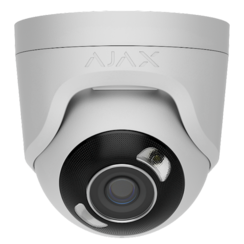 Ajax 126263 Hybrid-Turret-Kamera mit Licht – 5 MP – 4 mm – Weiß