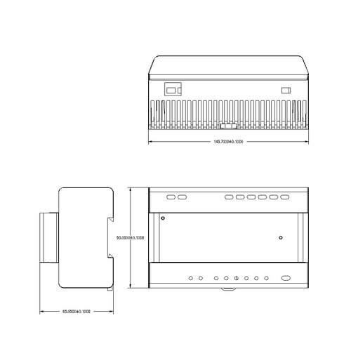 Hikvision Hikvision DS-KAD706-S 2-draads IP verdeler