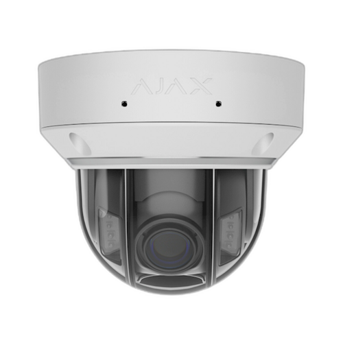 Ajax Systems Ajax 126287 Dome-Kamera mit Hybridlicht und Varioobjektiv – 8 MP – Weiß