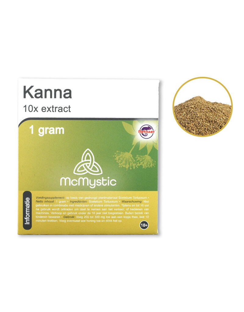 Kanna 10x extract (Sceletium tortuosum) - 1 gram