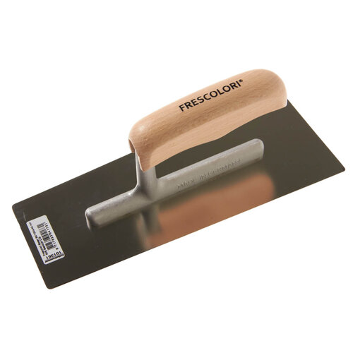 Frescolori Spaan 240x100/80mm, RVS, Houtgreep, 0,5mm