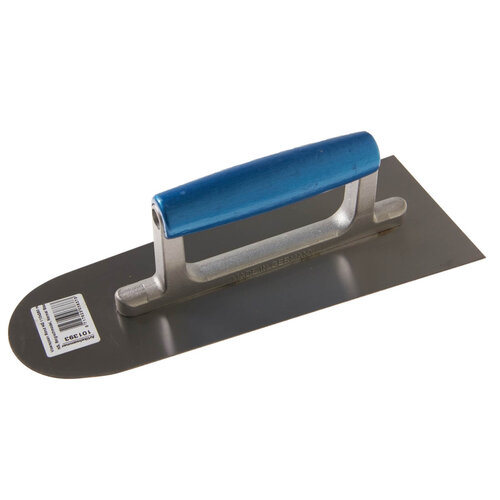 Vloerspaan 280x110/80x1,0mm, Belgisch model, Ronde neus, Normaal Staal, Houtgreep