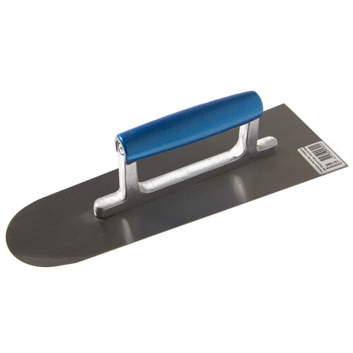 Vloerspaan 320x110/80x1,0mm, Belgisch model, Ronde neus, Normaal Staal, Houtgreep